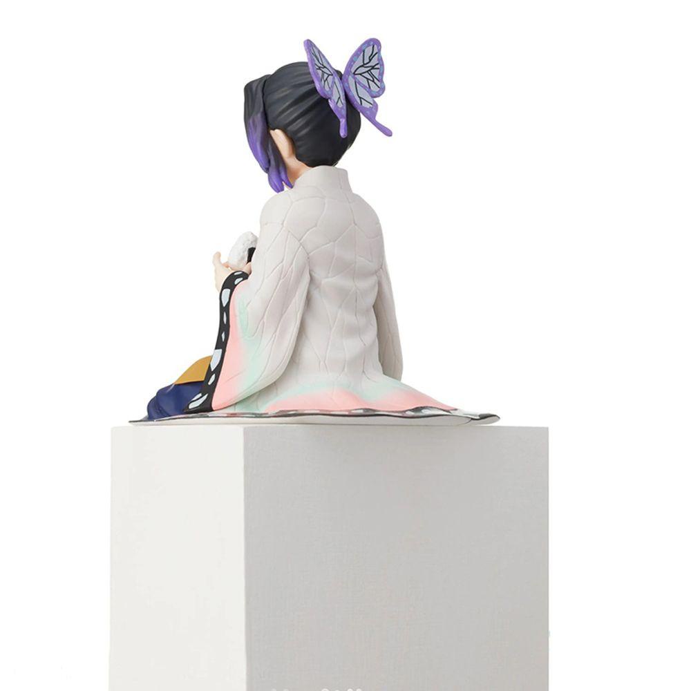 LANFY Demon Slayer Action Figure Lucu Dekorasi Desktop PVC Shinobu Nezuko Q Version Boneka Uzui Tengen Kartun Anime Figure