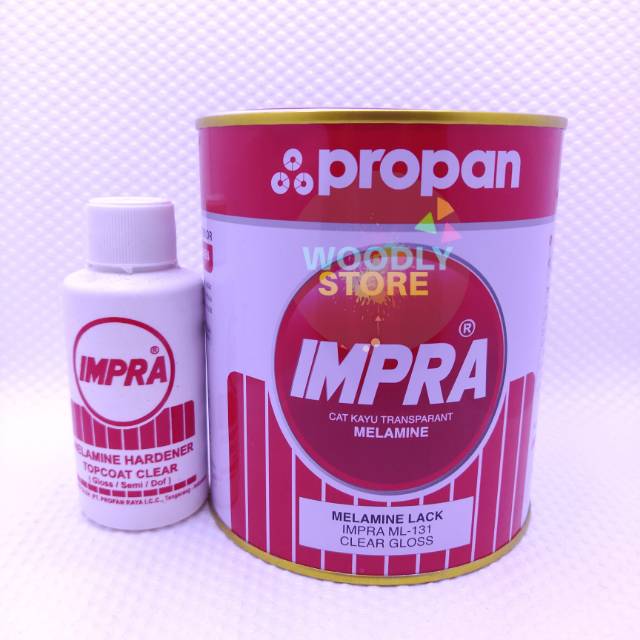 Jual Propan Impra Melamine Lack Clear Gloss 2 Komponen Cat Kayu Vernis 1lt Shopee Indonesia