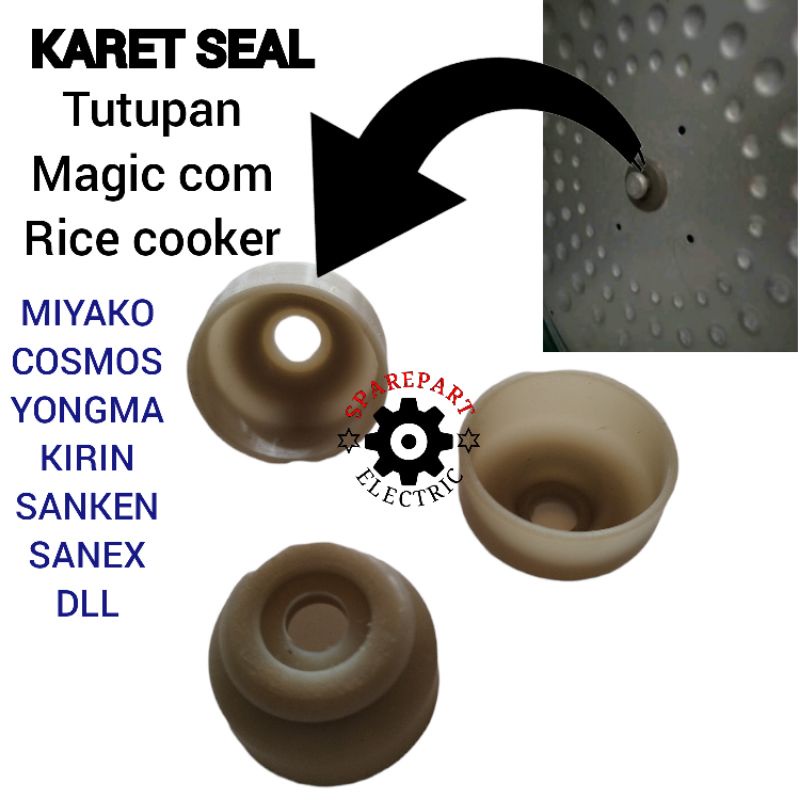 SEAL KARET PACKING PRESSURE UNTUK TUTUPAN TENGAH RICE COOKER / MAGIC COM COSMOS DLL