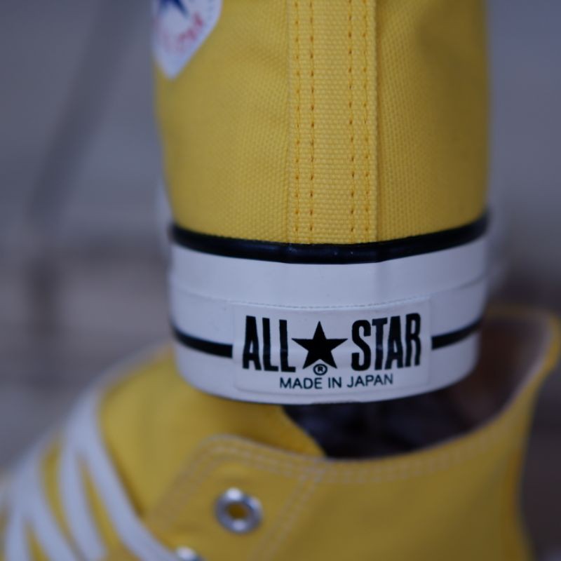 Converse Chuck Taylor All Star Hi Yellow MADE IN JAPAN