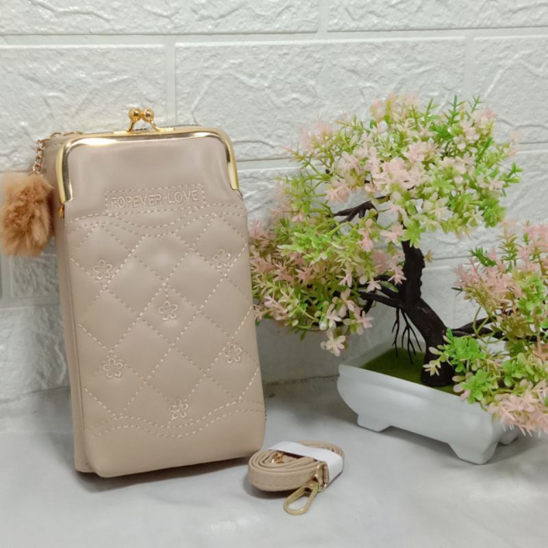 DOMPET HP BEHEL/TAS SLEMPANG WANITA/TAS HP SLETING