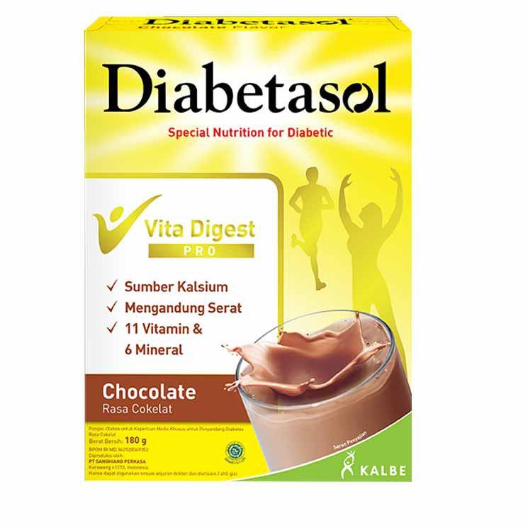 

OBRO Diabetasol Vita Digest Coklat / Vanila / Cappucino 180 gr ℗ 33