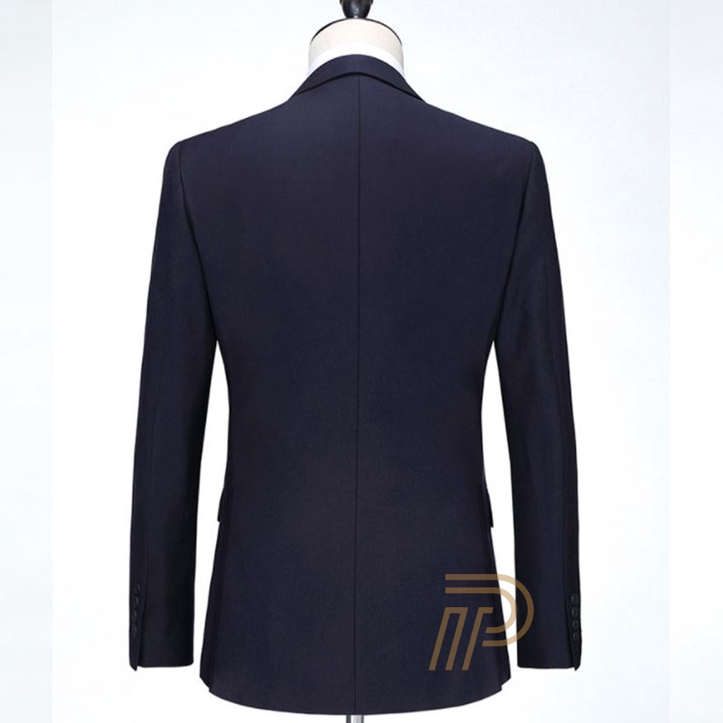 Parayu - Jas Blazer Vali Jas Pria Formal Kancing Satu Slim Fit