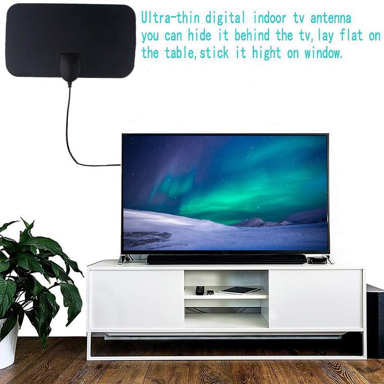 [KODE ED7PP] Taffware Antena HD Clear Vision 4K Antena TV Dalam yang Bagus Antena TV LED Indoor Ante