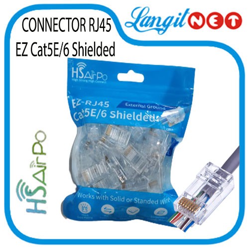 HS AIRPO CONNECTOR UTP EZ RJ 45 CAT5