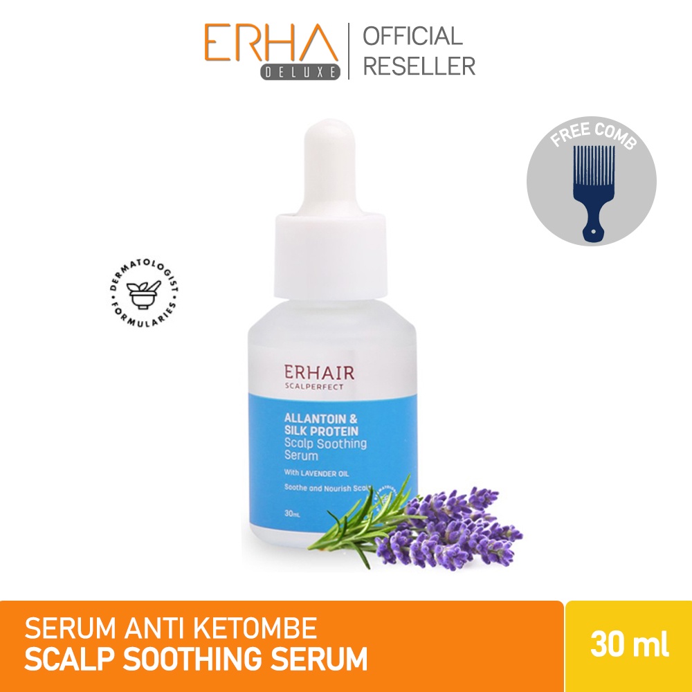 ERHAIR Serum Rambut ERHA Scalp Scalperfect Soothing Serum 30ml - Perawatan Kulit Kepala