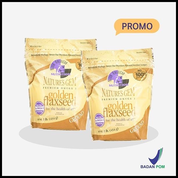 

PAKET PROMO 2 Bks Golden Flaxseed Nature's Gem