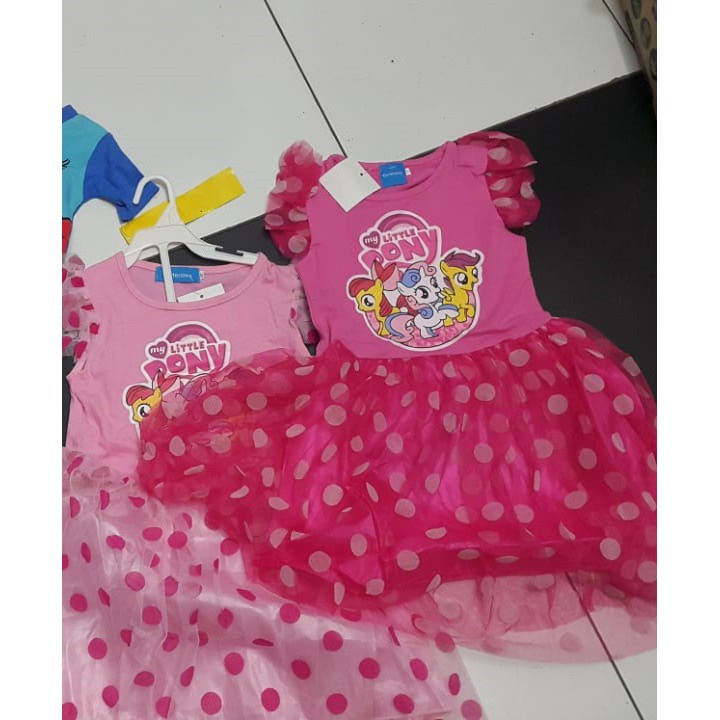 SALEEEEEEE !!!!!!!! Dress Anak Perempuan Pony Polka 2W/ Dress Anak Perempuan Import