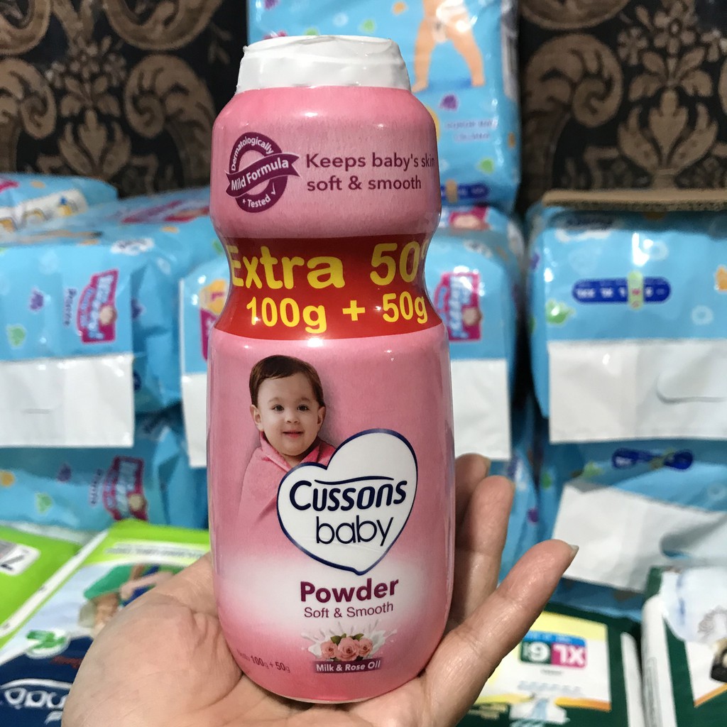 Cussons Baby Powder Soft and Smooth 100+50gr / Bedak Bayi Cusson 150gr