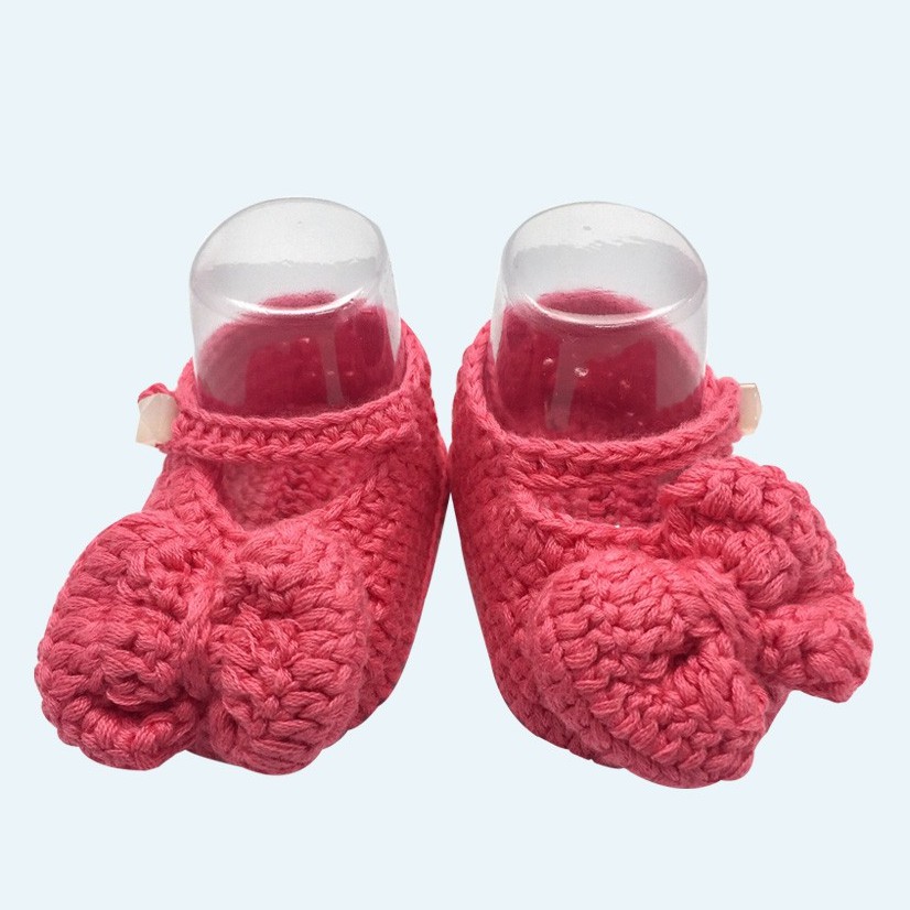 Bamboo And Bub Handmade Knit Shoes -  Sepatu Rajut Anak Bayi Knitted Newborn Socks Kaos Kaki Baby