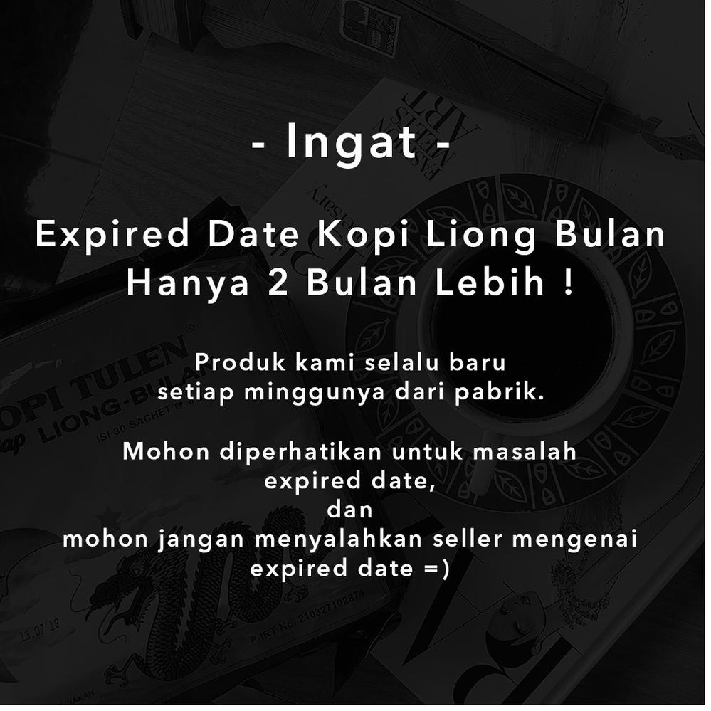 

[PROMO SRT93] Kopi Liong Mini , Kopi Tanpa Gula 8gr ( 1 pack isi 30scht x 8gr ) Kopi Legend Bogor Baru