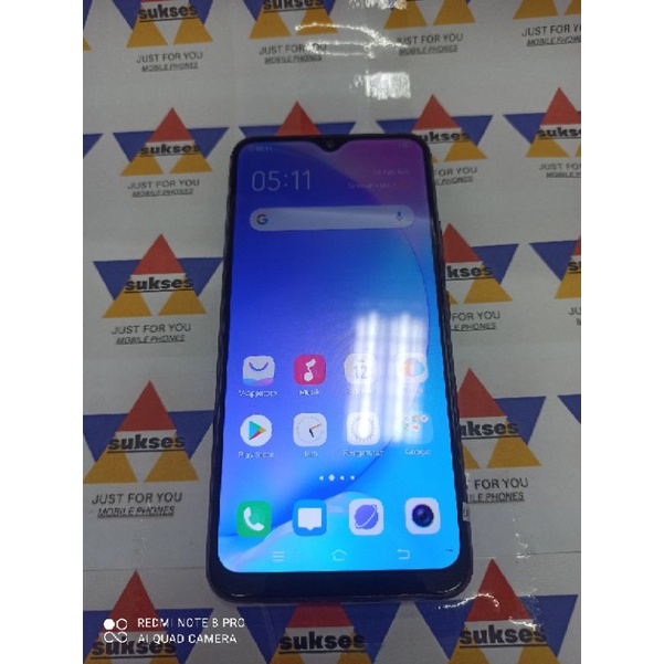 VIVO Y12 3/32 BURGUNDY RED SECOND BATANGAN