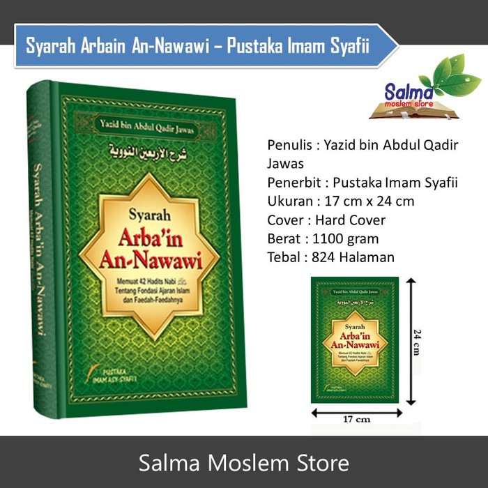 Original Buku Syarah Arbain An Nawawi - Pustaka Imam Syafii