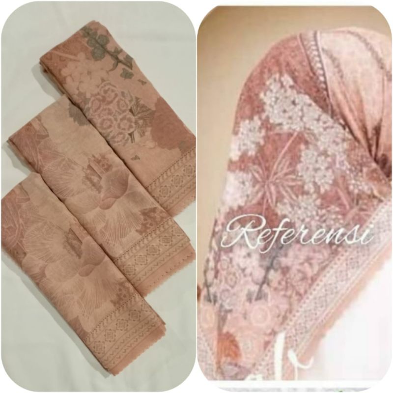 [GROSIR MURAH] Hijab Segi4 Voal Motif LC  / S4 Voal Motif LaserCut TERBARU #fth216 & fth423-Fth217