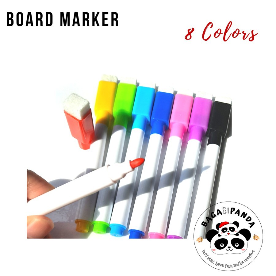 

1 Pcs Board marker color / wipe and clean marker/ spidol papan tulis (SATUAN)