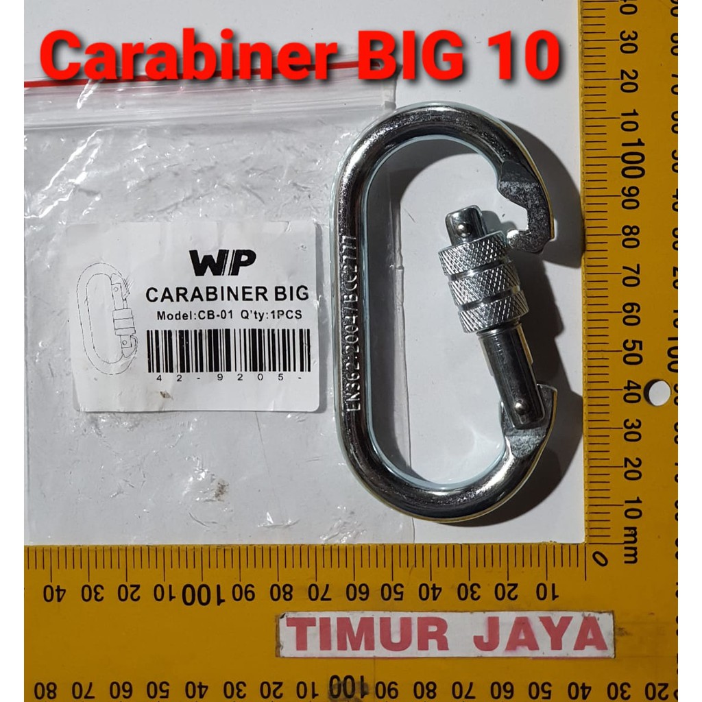 Wipro  CARABINER BIG Alat Untuk Panjat Tebing &amp; Flying Fox  CB 01