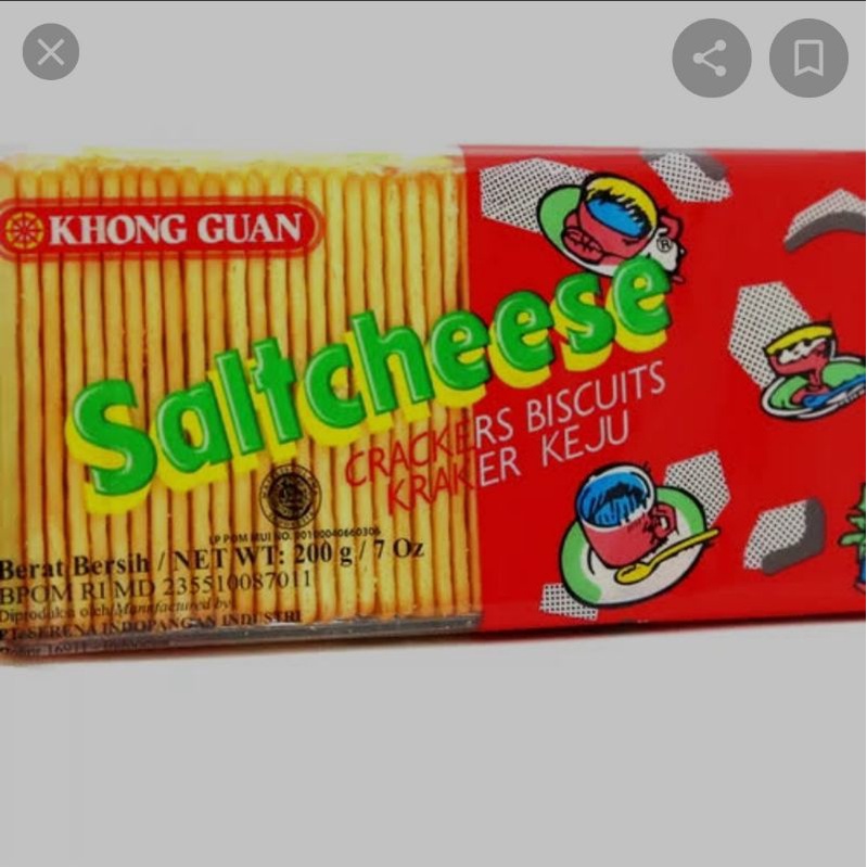 

saltcheese crakckers biscuits ukuran 200gr