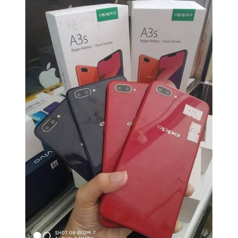 hp oppo A3s 2/16 second bekas mulus no minus
