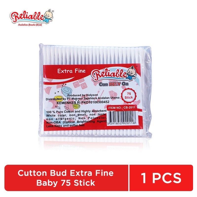 Reliable Baby Cotton Buds 125s, 100s, 75s Refill