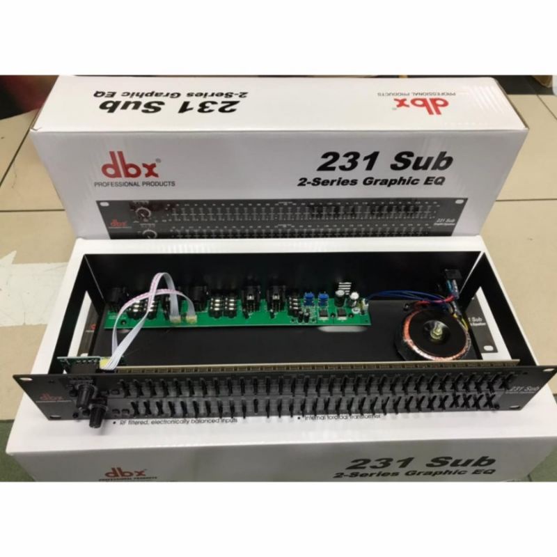 Equalizer DBX 231 plus SUB ada Subwoofer Out