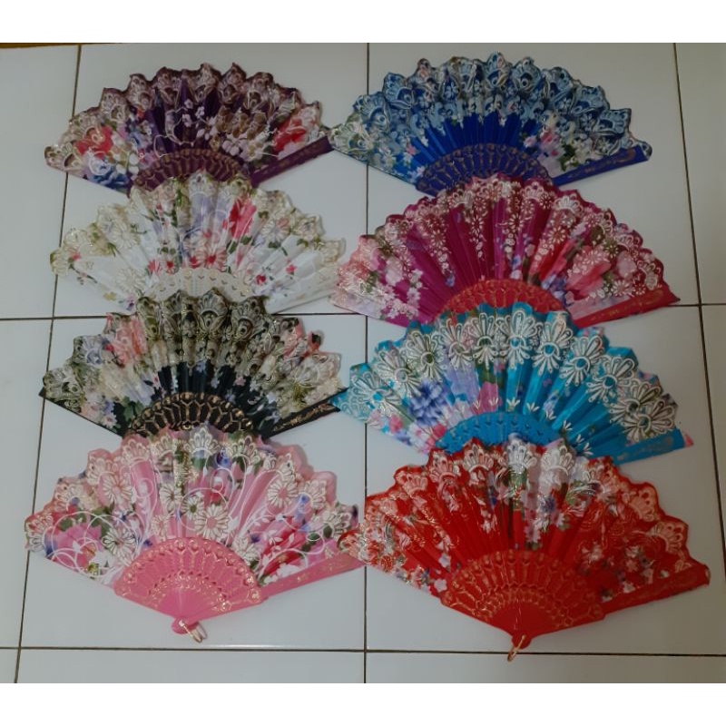 Kipas lipat kipas geprek kipas gliter kipas tari kipas pesta