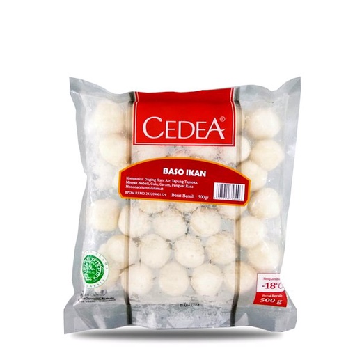 

Bakso Ikan Premium Cedea 500 Gr (1600)