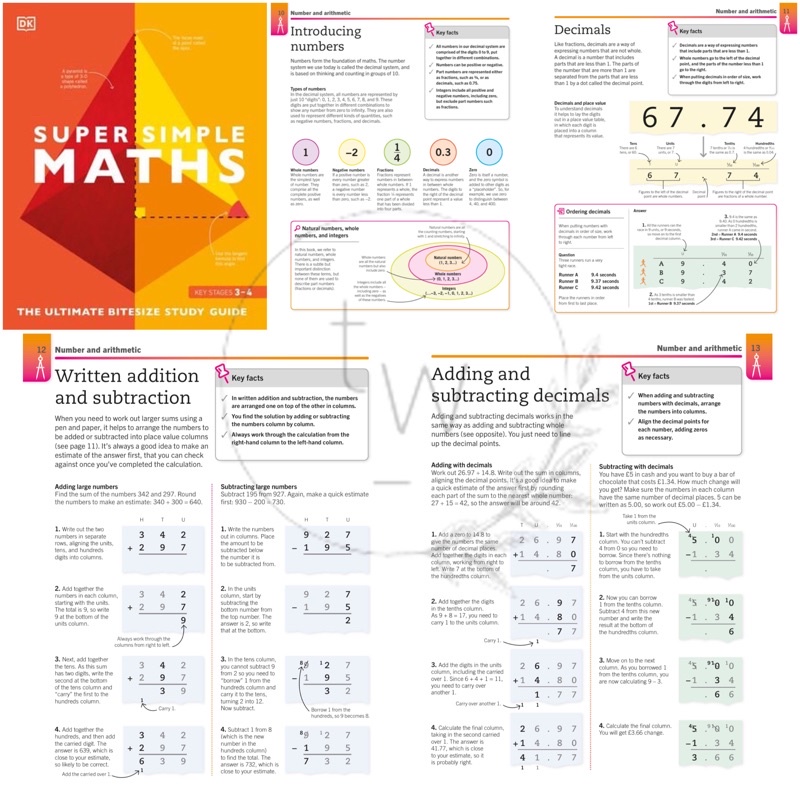 Smithsonian Supersimple / Super Simple Maths Biology Chemistry Physics - Buku Biologi Kimia Fisika-1