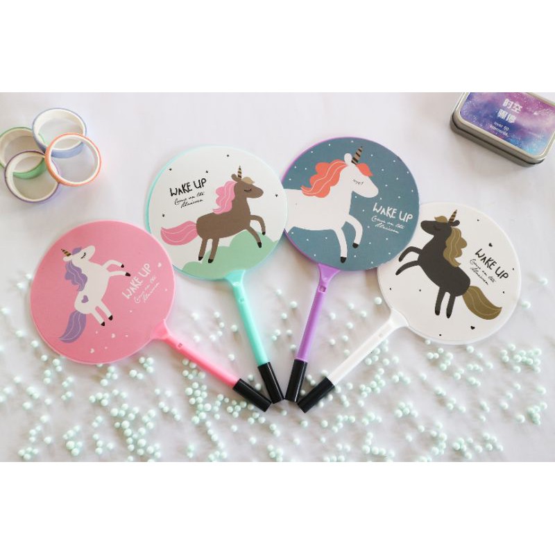 

Pulpen Kipas Lucu Kuda Poni/Pulpen Unicorn/Random
