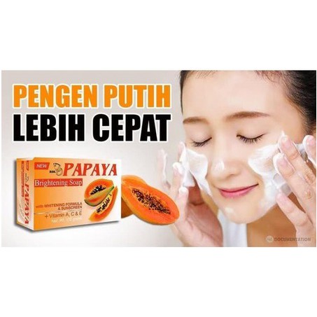 ✨SHASYA✨ SABUN PAPAYA BY MAMAYA - BRIGHTENING SOAP PAPAYA SABUN RDL PAPAYA ORI 70 GR - SABUN PEPAYA 70 GR