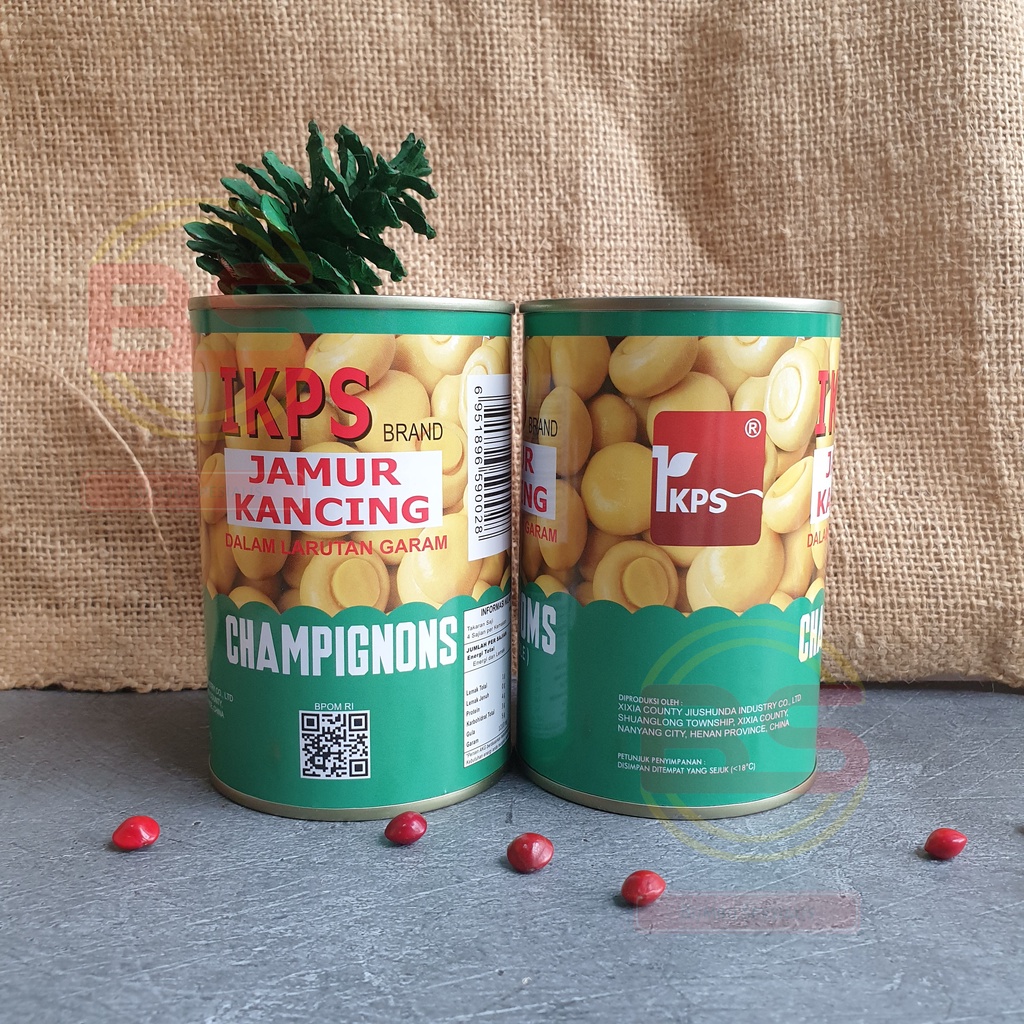 Champignon Kaleng / IKPS Jamur Champignon / Jamur Kancing 425gr