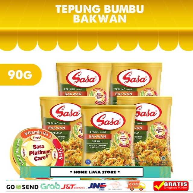 

Sasa Tepung Bumbu Bakwan 90 gr x 5 Pcs