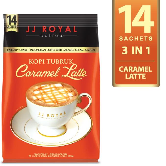 

SALE JJ Royal Kopi Tubruk Caramel Latte Bulk Bag 14 Sachets - 14x30gr/MINUMAN COLLAGEN/MINUMAN YOYIC/MINUMAN DIET/MINUMAN PEMUTIH BADAN/MINUMAN KOREA/MINUMAN KEMASAN/MINUMAN KALENG/MINUMAN KOTAK/MINUMAN SEHAT HERBAL/MINUMAN SEHAT UNTUK TUBUH/MINUMAN SEHAT