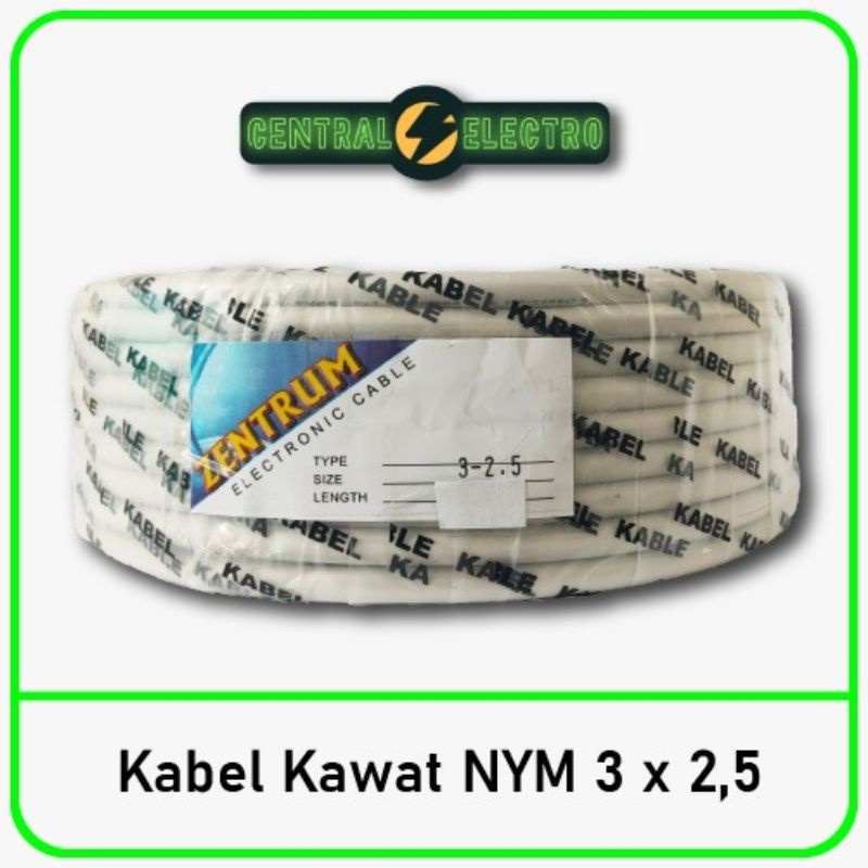 Kabel Listrik Kawat NYM 3 x 2.5 (Per Meter)