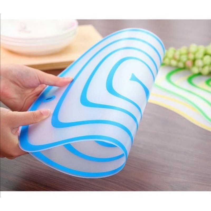 Talenan transparan flexible cutting board alas pemotong multi fungsi