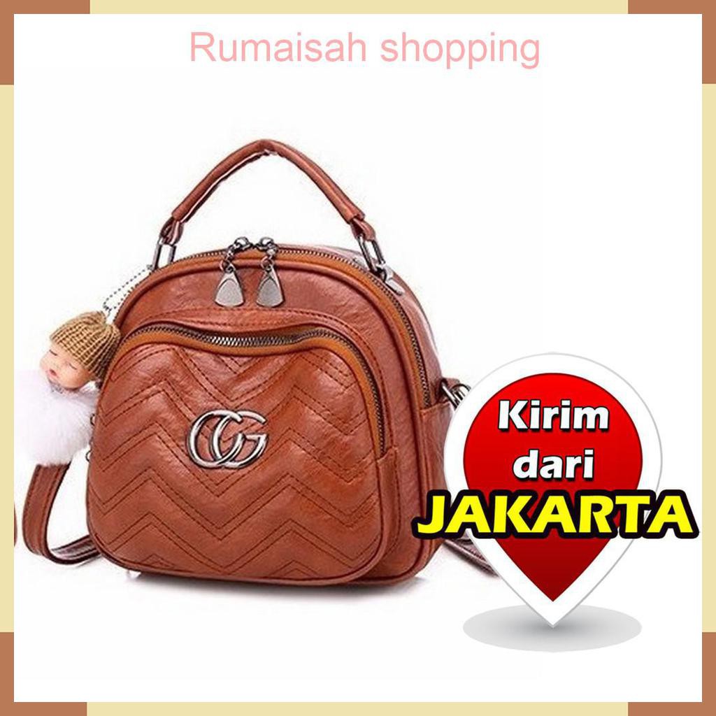 Tas Selempang Wanita Import Dapat Gantungan Baby 7052 2604 134533