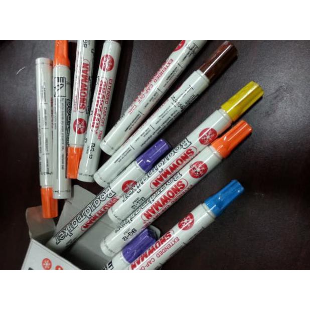 

HOT SALE Spidol whiteboard snowman warna warni dapat dihapus Terjamin