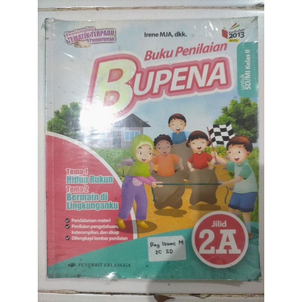 buku bekas BUPENA KELAS 2 4 5 SD JILID A-C