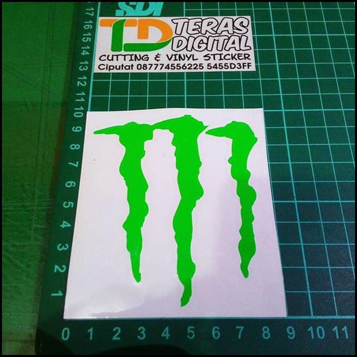 

Cutting Sticker Logo M Monster 9X10Cm