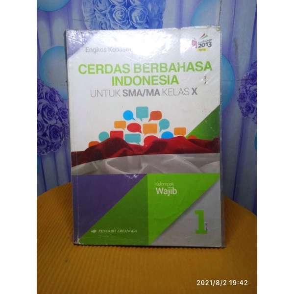 

buku cerdas berbahasa indonesia untuk sma kelas 10 kurikukum 13