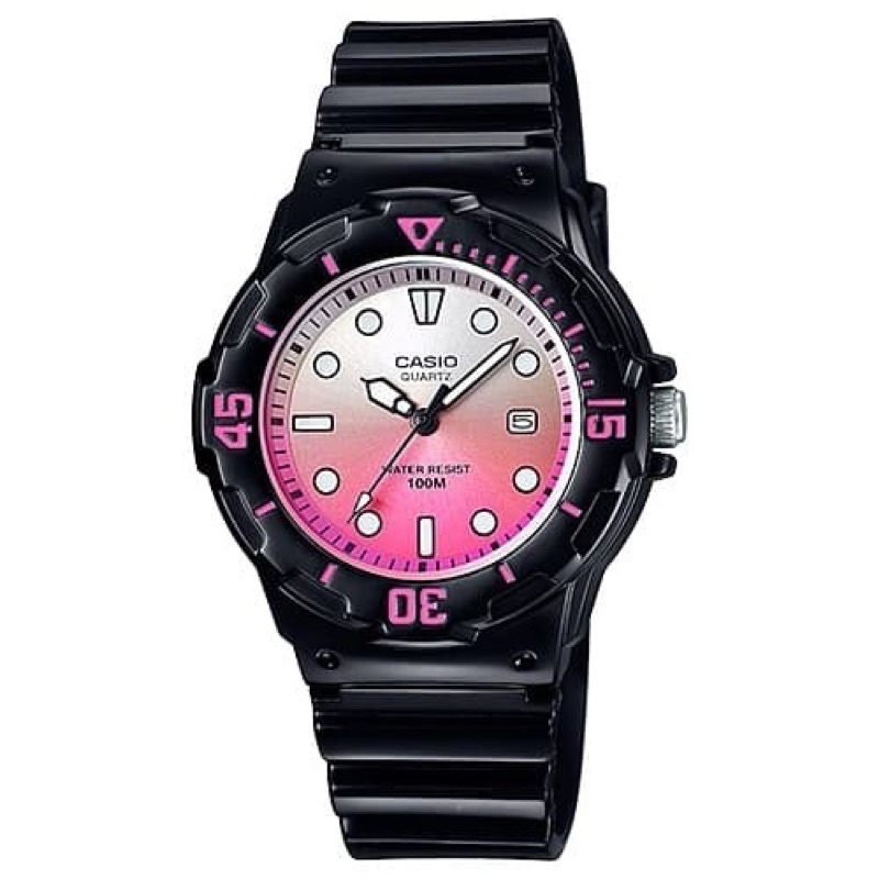 Casio Original LRW-200H-4E/ LRW200H-4E Jam Tangan Analog  Wanita Karet