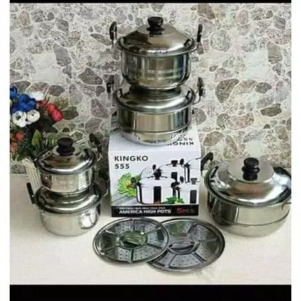 Panci Steamer Stainless Homelux  555 Kingko