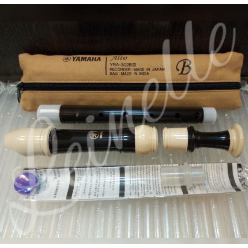 Alto Recorder Yamaha YRA-302BIII Baroque