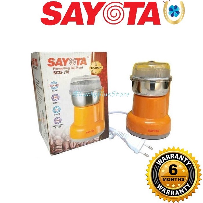 Sayota Coffee Grinder SCG 178 / Penggiling Biji Kopi Obat Bumbu-ORIGINAL