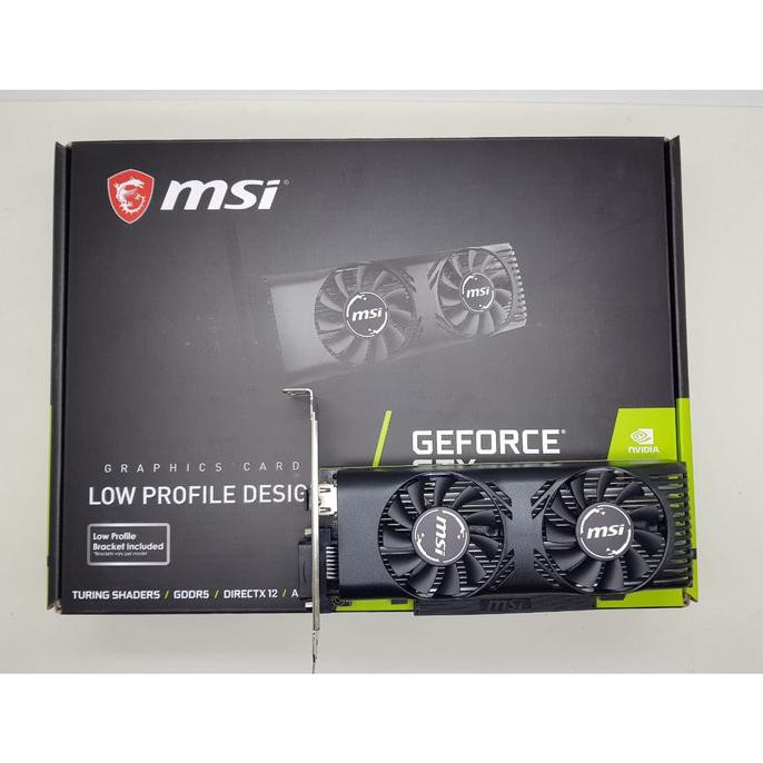 MSI NVIDIA GeForce GTX 1650 4GB Low Profile Design