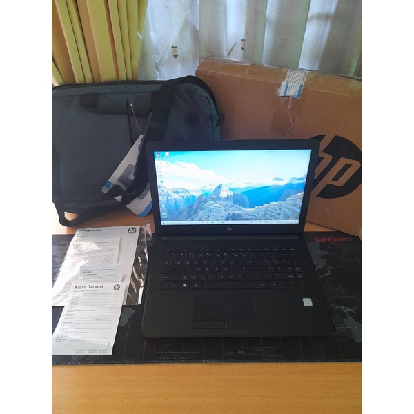 Laptop Second HP 14 Intel Core i3 gen 6 Ram 4gb HDD 1000gb Windows Ori Laptop Bekas Berkualitas Berg