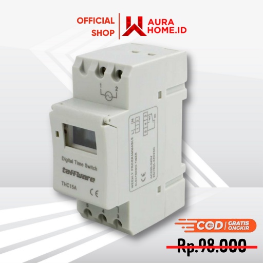 Timer Programmable Time Switch Relay 16A 220V 2000W / Relay Listrik Digital Otomatis Rumah Kantor Si