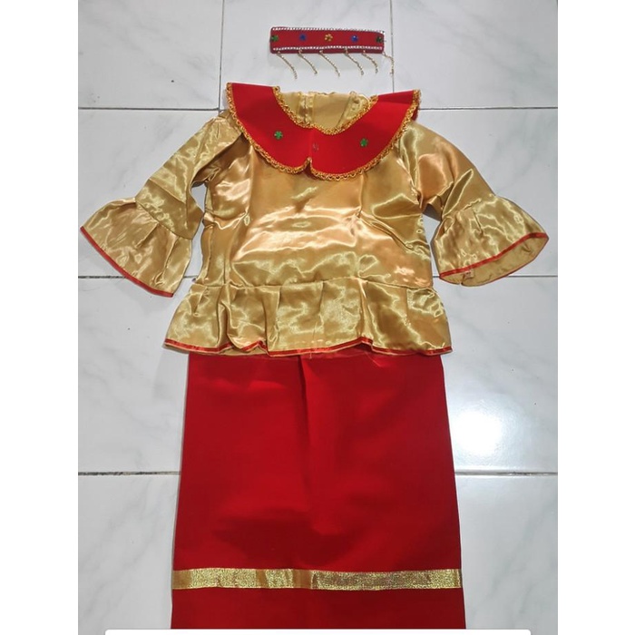 Adat Anak Baju Adat Cadar Betawi U/ Anak Tk Perempuan