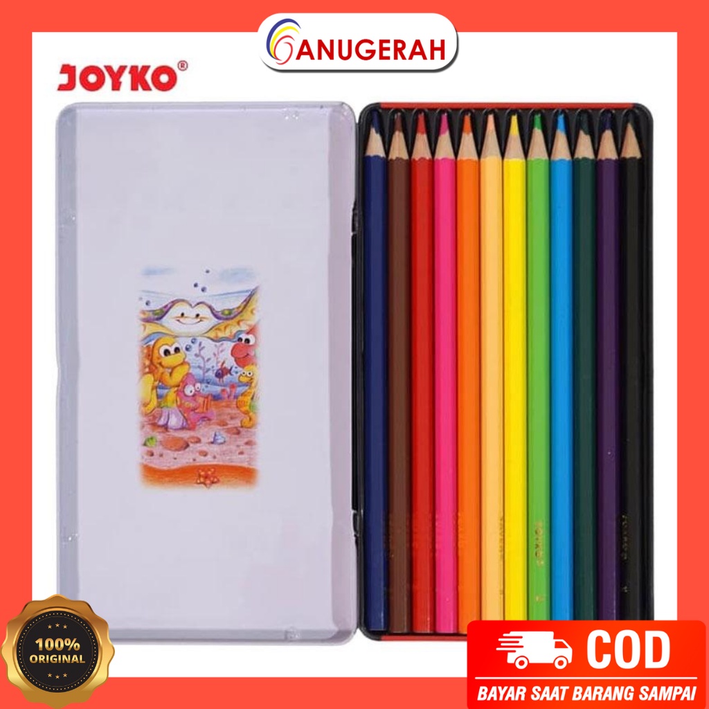 

JOYKO CP-12TC PENSIL WARNA KALENG
