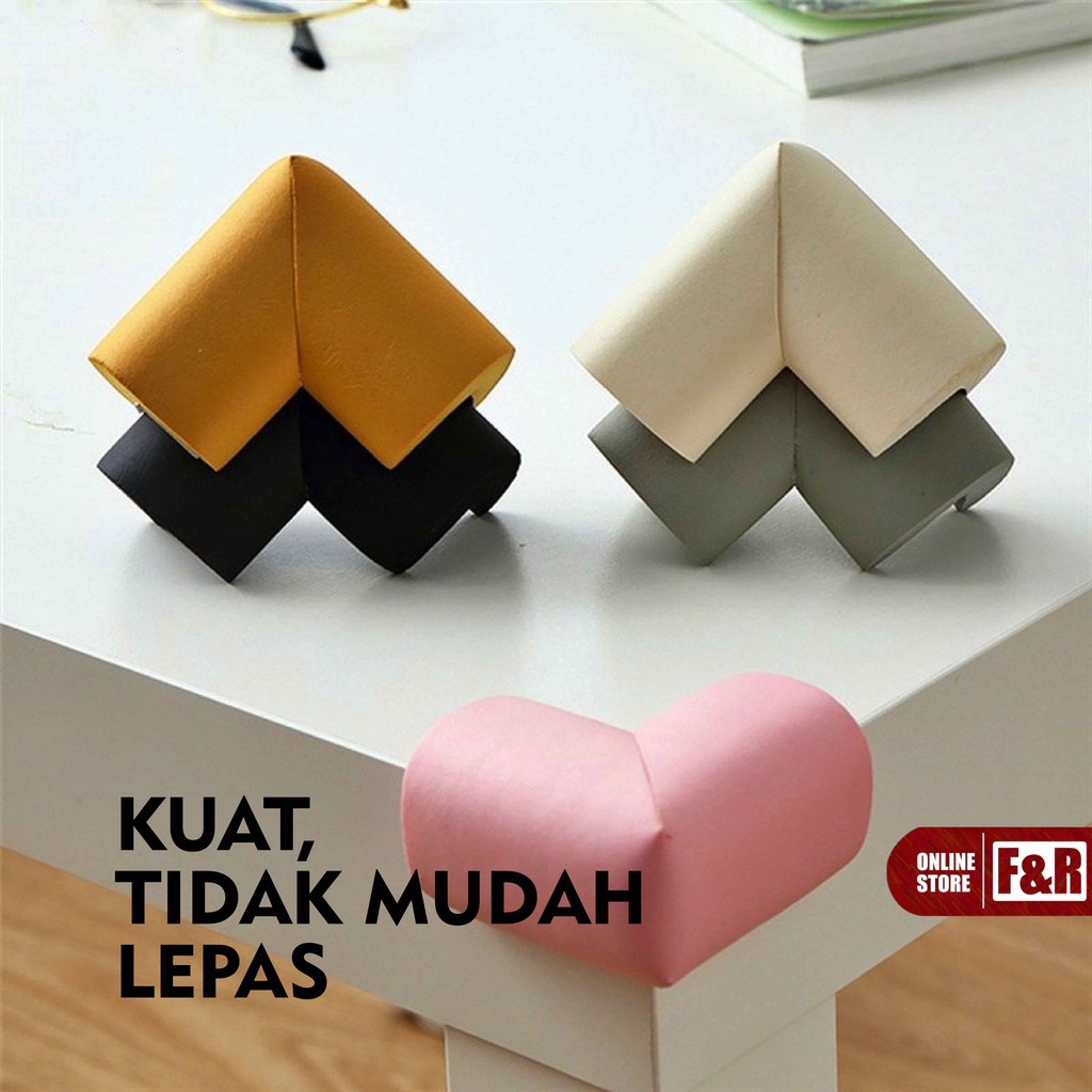 Busa Pelindung Sudut Meja Pengaman Laci Lemari Penahan Siku Furniture Rak Kursi Corner Protector