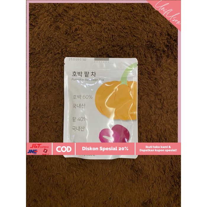 

⭐COD⭐ Pumpkin red bean tea 20 bags